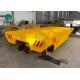 Factory Material Handing Battery Drive Transfer Cart 3 Tons On Rail
