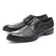 Business BV Oxfords Mens Casual Dress Shoes , Mens Black Lace Up Shoes For Party