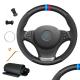 Customized Hand Sewing Steering Wheel Cover for BMW X3 E83 X5 E53 2001-2010