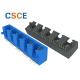 1x5 10P8C Multi Port Rj45 Connector With 10/100Base-TX Magnetics