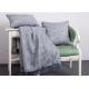 Woven Blue Couch Throw Blanket Multiple Colors 100% Polyester For Home