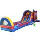 PVC Material Moonwalk Inflatables With Slip N Slide WSC-257 Customized Size