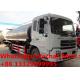 Customized Dongfeng RHD 10,000Liters stainless steel foodgrade milk tanker truck for sale, Liquid food tanker vehicle