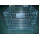 2000 Pounds Collapsible Wire Container Steel Mesh Storage Bins 40x 32x 33 Inch