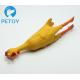 Waterproof Yellow Rubber Chicken Dog Toy 17.0*5.0 Cm Size 110g Weight