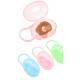 100% Soft Silicone One Piece Pacifier for Babies 6-16 Months Orthodontic Nipple BPA-Free