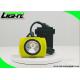 25000lux Brightness Coal Mining Helmet Lights Yellow Shell ABS Anti Cracked IP68 Waterproof