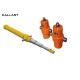 3 Stage Telescopic Hydraulic Cylinder For Small Dump Truck , Telescopic Hydraulic Ram