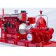 UL Listed Red Color Split Case Fire Water Pump Ductile Cast Iron Material