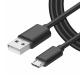 Stock USB Cable Usb-a Male to Micro-usb Mini-usb Type-c 3A Fast Charging Braid CN FUJ