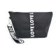 Portable Oxford Waterproof Cosmetic Bag Organizer 22.5*13cm Embroidery