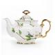 Ceramic Chinese Teapot  Kettle Floral Design Teapot Large Capacity For Afternoon Tea