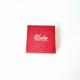 Logo Embossed Rigid Hexagon Paper Gift Box Packaging Red Jewelry Gift Box Custom