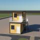 Home Double Storey Container Office 40 Feet 20 Feet