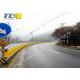 Light Reflecting Roller Road Barrier Stainless Steel Railing Guardrail