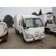 Factory sale best price ISUZU 4*2 double cabs fresh vegetable and fruits transported vehicle, ISUZU cold room truck