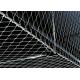 Security Reinforced Flexible Wire Mesh Netting SS 304 Architectural Ferruled Fence