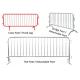 1.1*2.5m Portable Crowd Barriers , Powder Coated Type Construction Site Barrier Fence