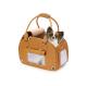 45L Travel Portable Soft Padded Dog Cat Leather Handbag Foldable