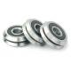 W3 12mm Bore Dual V Guide Wheel track rollers bearings/VW series guide ball bearings