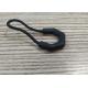 Environmentally friendly plastic U-shaped non-slip sliders and tail rope