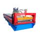 Color Steel Roofing Sheet Corrugated Shape Roll Forming Machine With PLC Control System