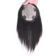 18 Inches European Natural Real Free Part Silk Base Human Hair Clip In Topper for Women