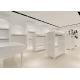 Retail Store Furniture / Children'S Store Fixtures White Lacquer Finished Surface