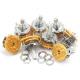 4 Pole 5 Position Rotary Switch RS25-1-12 Shaft 500V 50-60Hz 1minute Rotary Voltage Selector Switch