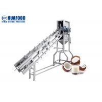 380V Fruit And Vegetable Processing Line Coconut Half Cutting Machine Get Water