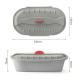 Heat Resistant Microwave Safe Silicone Cooking Steamer 800ML
