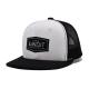 Contrast Stitching 6 Eyelets Flat Brim Mesh Cap Breathable Durable