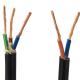 PVC Insulation Flexible Round Control Cable KVV 450/750V in black color Jacket