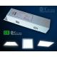 Aluminum alloy 595 x 595mm 40W square Emergency LED Panel Light IP44 100lm / w