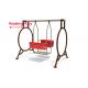 Professional Outdoor Play Equipment , Chairs Type Commercial Swing Set 200*160*200cm