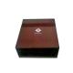 Sold poplar wood brown painting Gold coin wood box