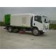 Multifunction Road Sweeper Truck 5tons , Vacuum Sweeper Trucks With Washer