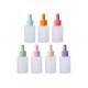 Compact 1 Ounce Dropper Bottles Skin Oil Bottles With Multicolored Plastic Cap