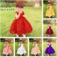 Knee Length Princess Dress Up Clothes Pink Blue White Red Purple