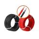 6mm2 DC Solar Cable UV Resistant Flame Retardant Cable For Solar Panel / Inverter