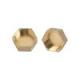 PN25 Copper Pipe Cap Brass Plumbing Pipe Fittings For Pipe Connect