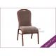 Metal Wood Look Upholstered Dining Chair (YA-13)