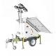 Versatile Affordable Solar Light Trailer With 4*250W 3*300W Solar Panels For Night Works