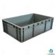600*400*175mm Reusable Plastic Moving Boxes Transportation Stackable Plastic Storage Bins
