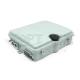 12 Core Fiber Distribution Box 2 In 12 Out IP66 ABS PC Double Sided Tray Splitter Distribution Box