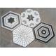 520*600 Hexagon Decorative Ceramic Tile 8mm Thickness Modern Style 520*600mm