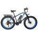 SMLRO 26 Inch Fat Tire Electric Bike 21Speed Geared With 60nm Torque