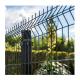 Outdoor Garden Protection with 4mm Galvanized Triangle Mesh 3D Curved Bending Fence