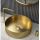 Luxury Modern Stainless Steel Vessel Sink Bowl Brushed Gold Color For Hotel
