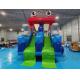 Commercial Grade Inflatable Dry Slide Crab Cartoon Inflatable High Double Slides For Kids And Adults